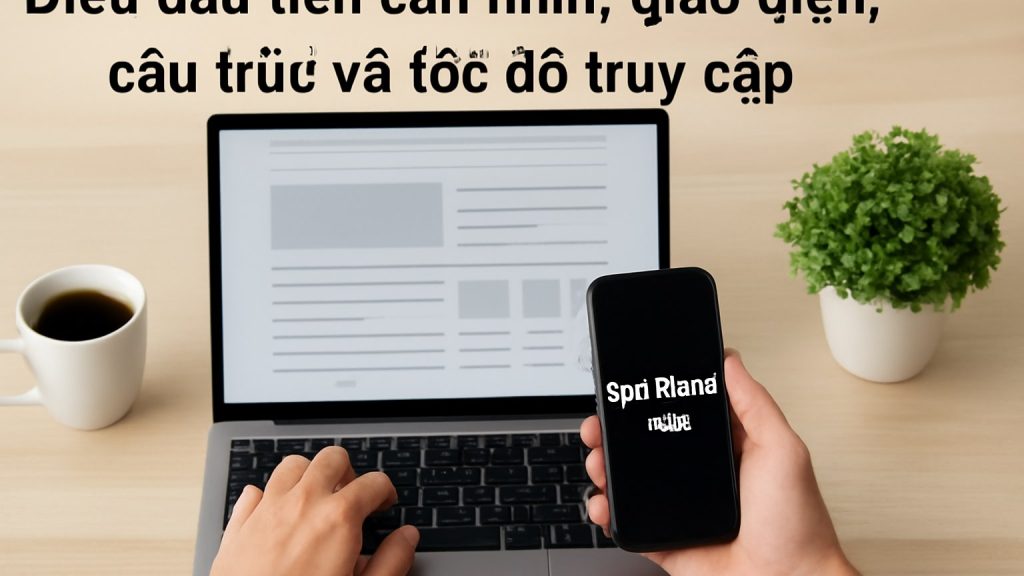 Minh họa: 1) Điều đầu tiên cần nhìn: giao diện, cấu trúc và tốc độ truy cập