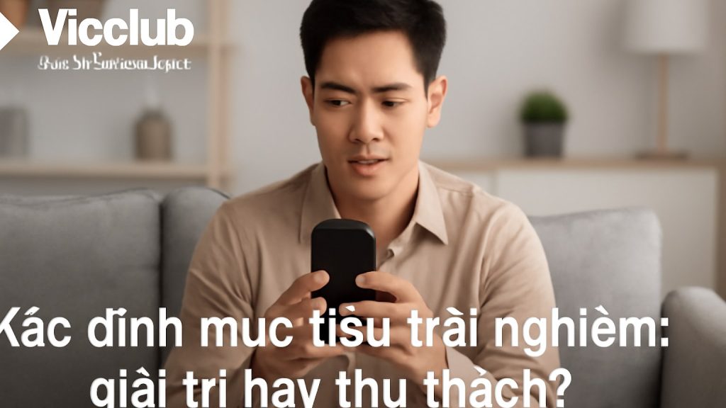 Vicclub: Cách chọn trải nghiệm giải trí phù hợp và chơi có trách nhiệm
